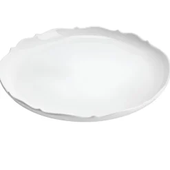 VASSOIO ROTONDO IN PORCELLANA LINEA ARYA DIAM. 35.5CM BIANCO