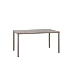 Vendita online di NARDI OUTDOOR - TAVOLO FISSO CUBE CM 140X80 IN ALLUMINIO TORTORA
