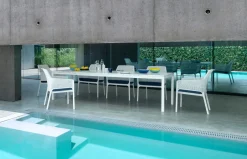 Vendita online di NARDI OUTDOOR - TAVOLO ALL. RIO 210X100 CM ALLUMINIO BIANCO