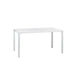 Vendita online di NARDI OUTDOOR - TAVOLO FISSO CUBE CM 140X80 IN ALLUMINIO BIANCO