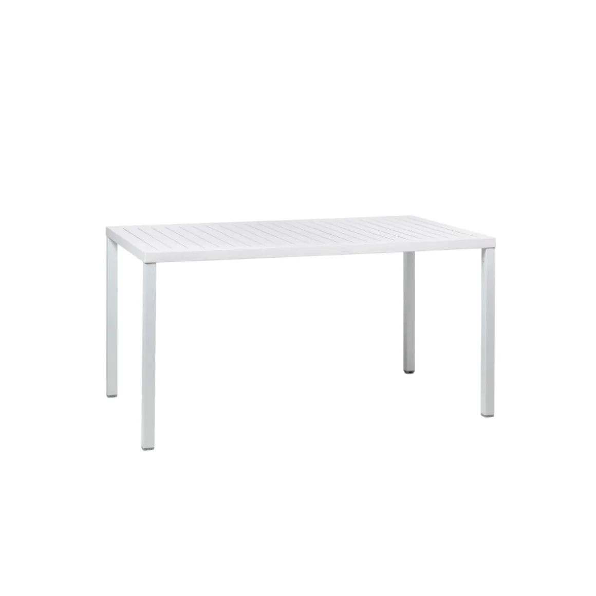 Vendita online di NARDI OUTDOOR - TAVOLO FISSO CUBE CM 140X80 IN ALLUMINIO BIANCO