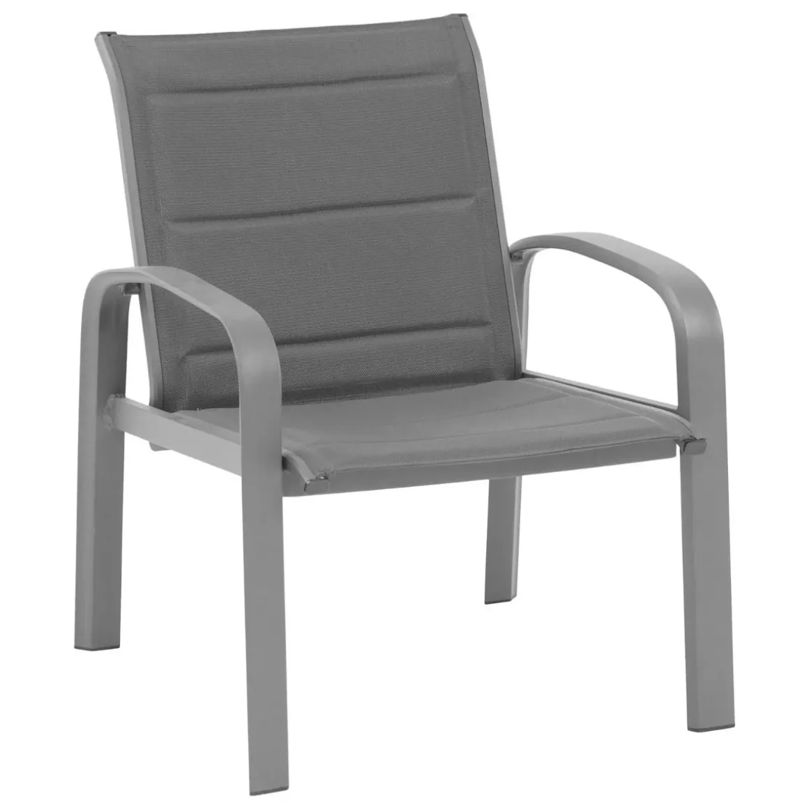 Vendita online di SALOTTO DA GIARDINO ELYN ALLUMINIO E TEXTILENE ANTRACITE