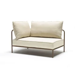 Vendita online di SCAB - DIVANETTO FLAP MODULARE SINISTRO MOKA E CREMA