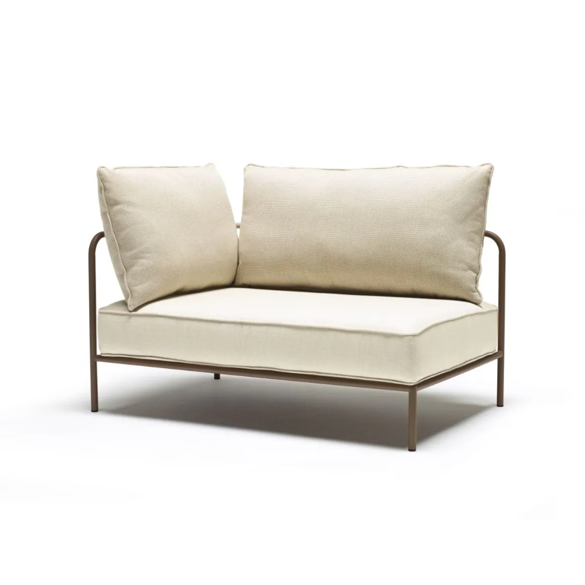 Vendita online di SCAB - DIVANETTO FLAP MODULARE SINISTRO MOKA E CREMA