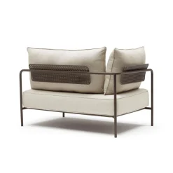 Vendita online di SCAB - DIVANETTO FLAP MODULARE SINISTRO MOKA E CREMA