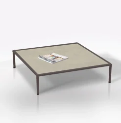 Vendita online di SCAB - TAVOLINO MOD FLAP CM 85X85 MOKA E HPL TORTORA