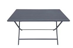 Vendita online di TAVOLO CM 110X70 IN METALLO ANTRACITE