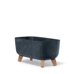 Vendita online di VASO GRACIA CASE EFFETTO CEMENTO 39X19,5X18,7CM ANTRACITE