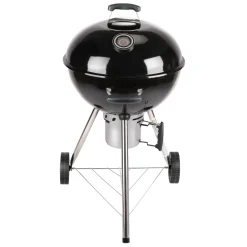 Vendita online di BARBECUE A CARBONELLA KETTLE IN METALLO NERO E CROMO