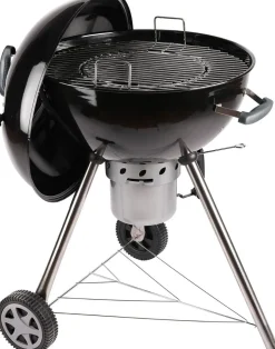 Vendita online di BARBECUE A CARBONELLA KETTLE IN METALLO NERO E CROMO