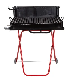 Vendita online di BARBECUE A LEGNA IN METALLO 74X55CM H. 96