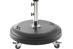 Vendita online di BASE PER OMBRELLONE DIAM. 60CM NERO E CROMO