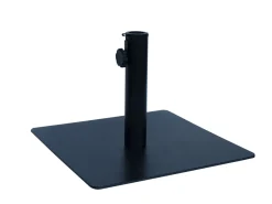 Vendita online di BASE PIASTRA PER OMBRELLONE CM 45X45 METALLO NERO OPACO