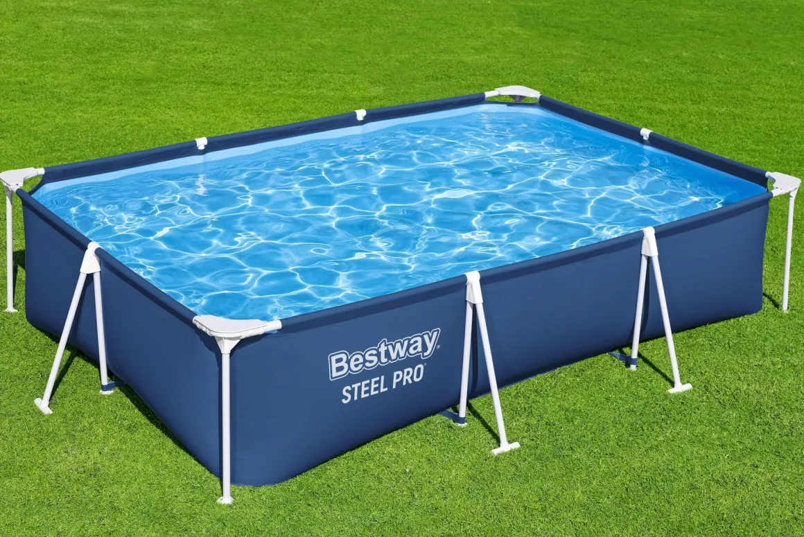 Vendita online di BESTWAY - PISCINA STEEL PRO 300X201 H. 66CM 3300LT BLU SCURO