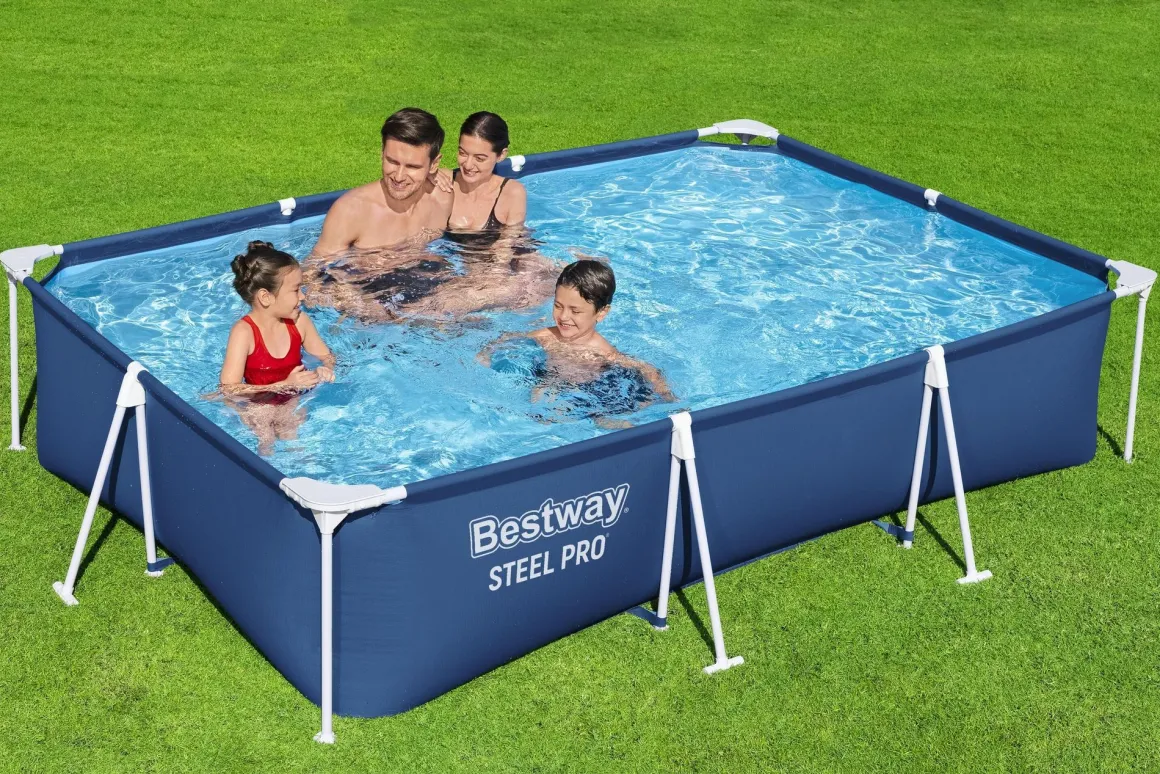 Vendita online di BESTWAY - PISCINA STEEL PRO 300X201 H. 66CM 3300LT BLU SCURO