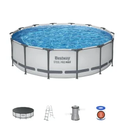 Vendita online di BESTWAY - PISCINA STEEL PRO MAX 427X107CM 13030LT