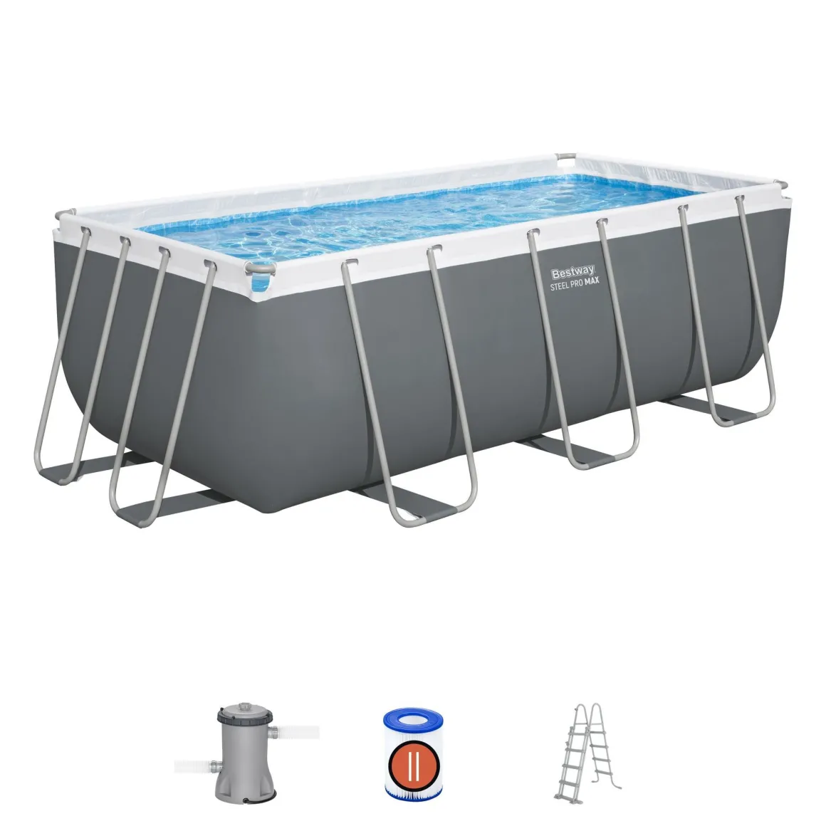 Vendita online di BESTWAY - PISCINA POWER STEEL 412X201 H. 122CM 8124LT