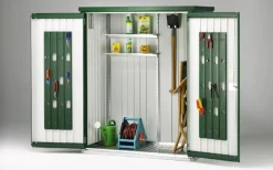 Vendita online di BIOHORT - ARMADIO PORTA ATTREZZI CM 155X83 H 182,5 VERDE SCURO