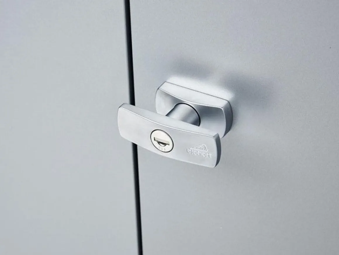 Vendita online di BIOHORT - ARMADIO ROMEO CM 132X57 H.140 GRIGIO