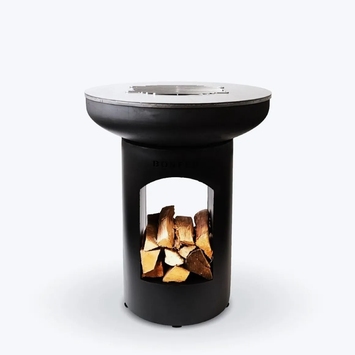 Vendita online di BONFEU - BONBIZA APERTO CM 100X80 ACCIAIO ANTRACITE