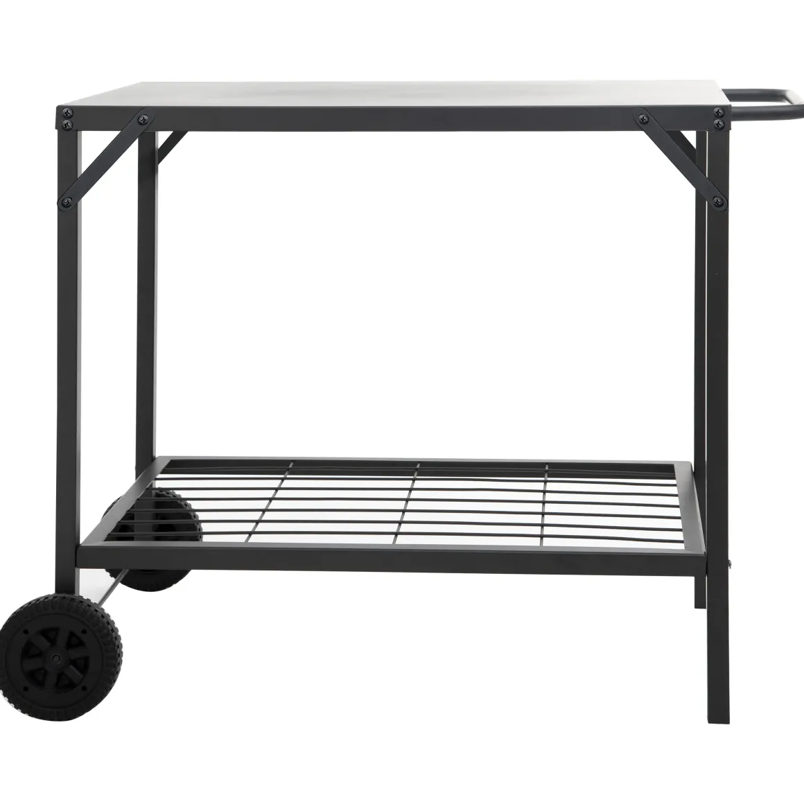 Vendita online di CARRELLO CM 90X48 H. 75 METALLO ANTRACITE