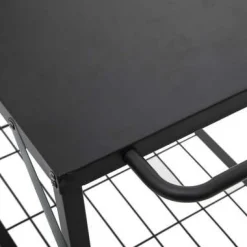 Vendita online di CARRELLO CM 90X48 H. 75 METALLO ANTRACITE