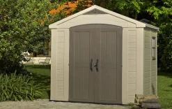 Vendita online di CASETTA FACTOR 256.5X182 H243CM BEIGE E TORTORA