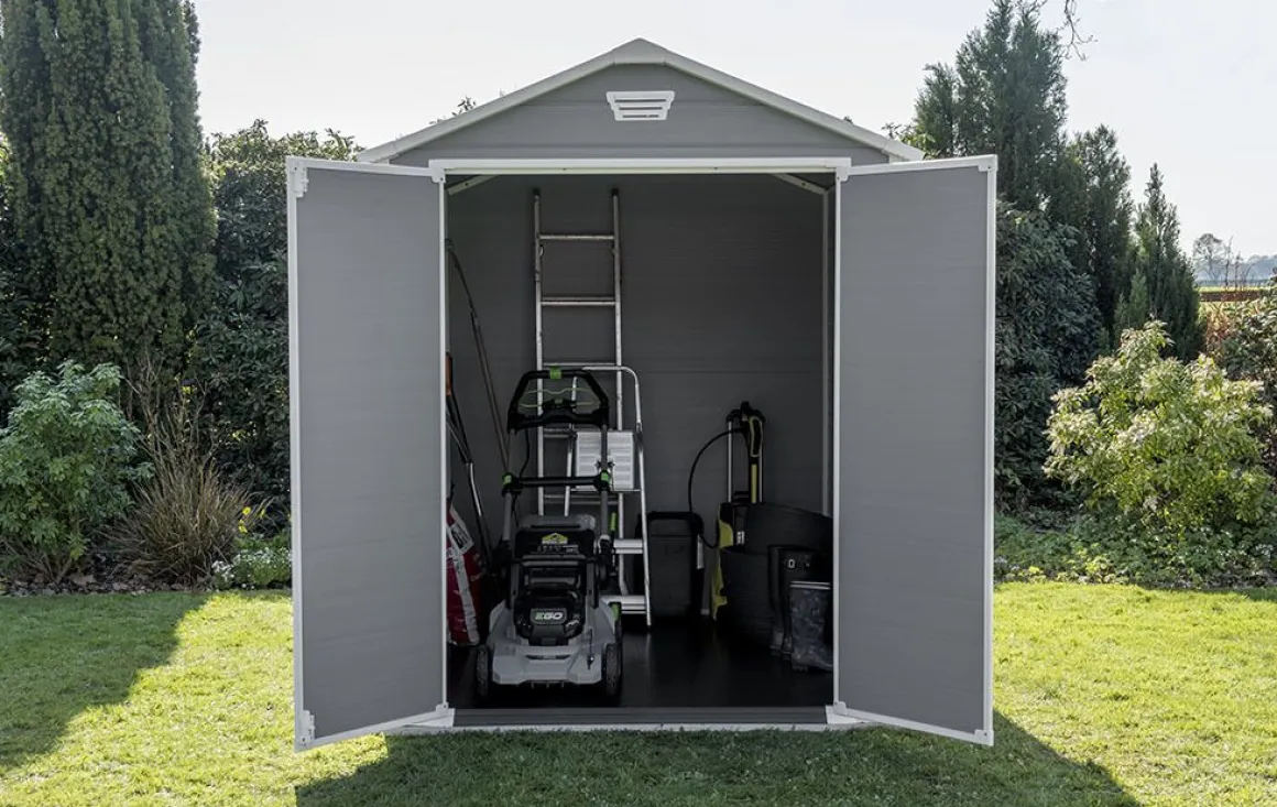 Vendita online di CASETTA MANOR CM 185,8X236,8 H 227 GRIGIO CHIARO E BIANCO