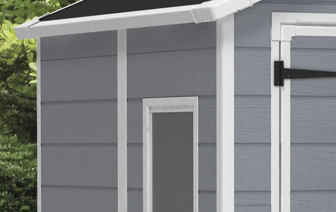 Vendita online di CASETTA MANOR CM 185,8X236,8 H 227 GRIGIO CHIARO E BIANCO