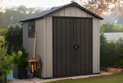 Vendita online di CASETTA OAKLAND CM 230X287 H. 242 GRIGIO E ANTRACITE