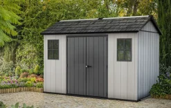 Vendita online di CASETTA OAKLAND CM 350X230 H. 253 GRIGIO E ANTRACITE
