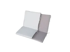 Vendita online di CUSCINO SCHIENALE MEDIO DOUBLE FACE 84X45 CM GRIGIO CHIARO/ECRU'