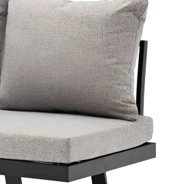 Vendita online di DIVANO DA GIARDINO MULTIFUNZIONE IN ALLUMINIO ANTRACITE
