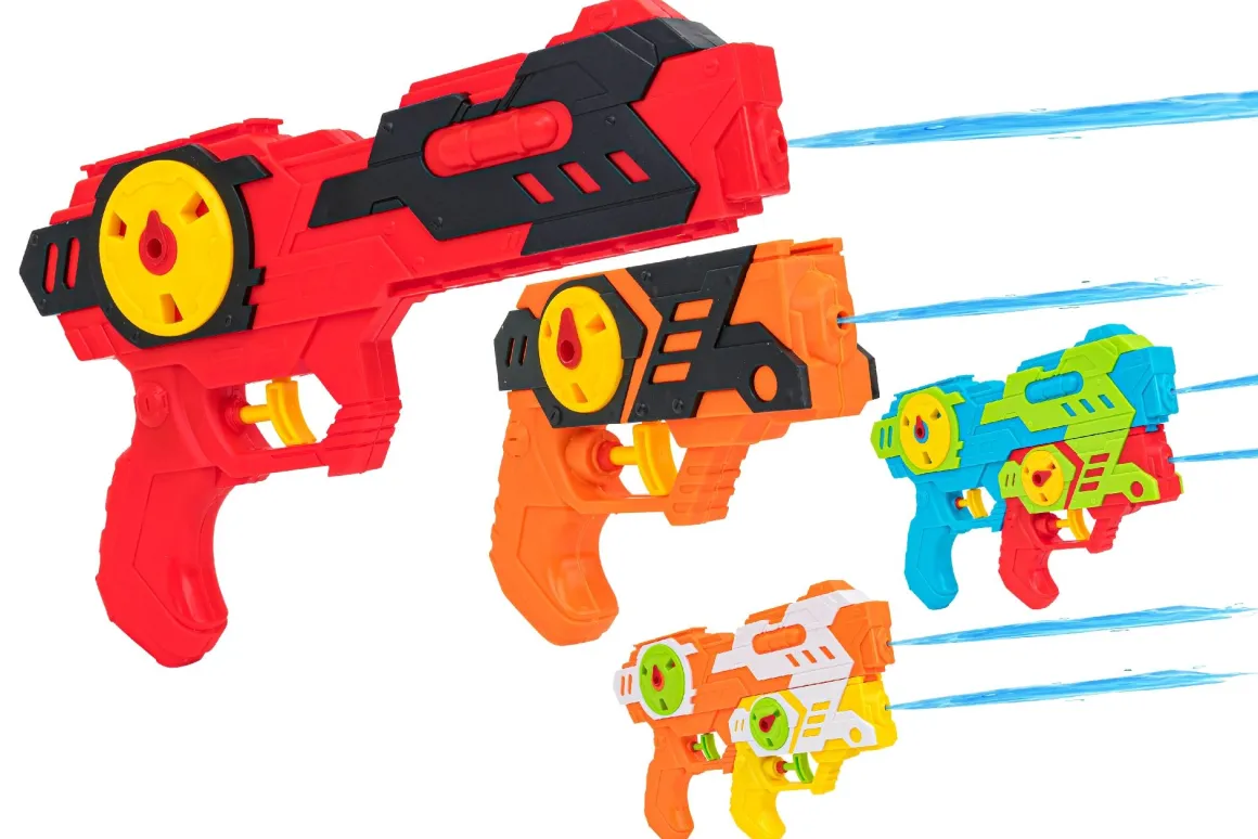 Vendita online di DOPPIA PISTOLA A SPRUZZO 25CM ASSORTITO