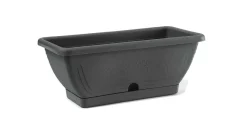 Vendita online di FIORIERA CASSETTA MOD. VENEZIA 50X19X16CM ANTRACITE