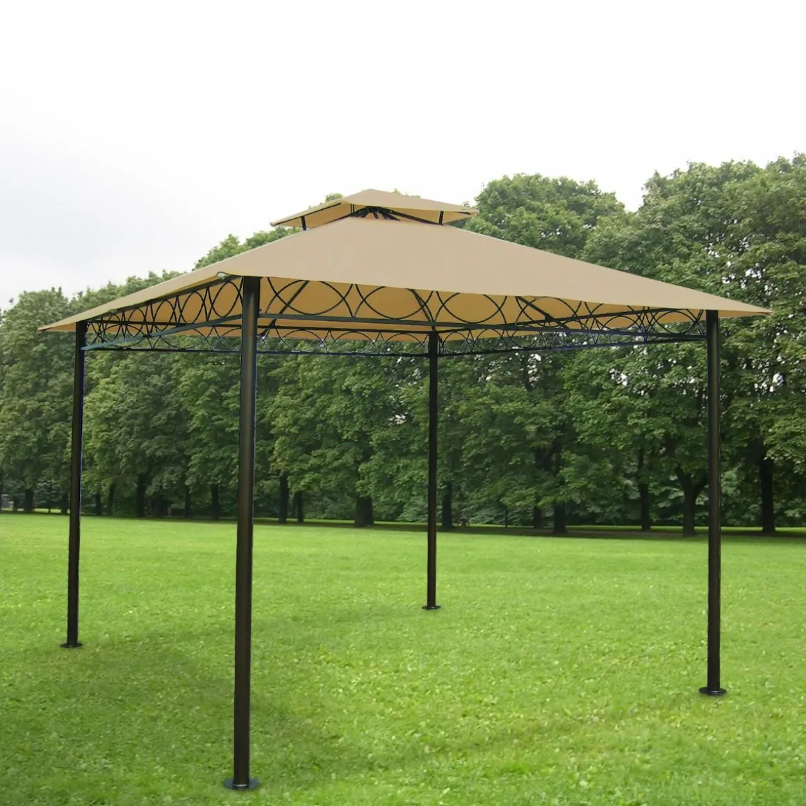 Vendita online di GAZEBO MOD. LUX MT 3X3 MT ANTRACITE E BEIGE