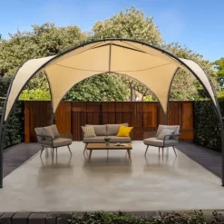 Vendita online di GAZEBO MT 3,8X3,8 ANTRACITE E BEIGE