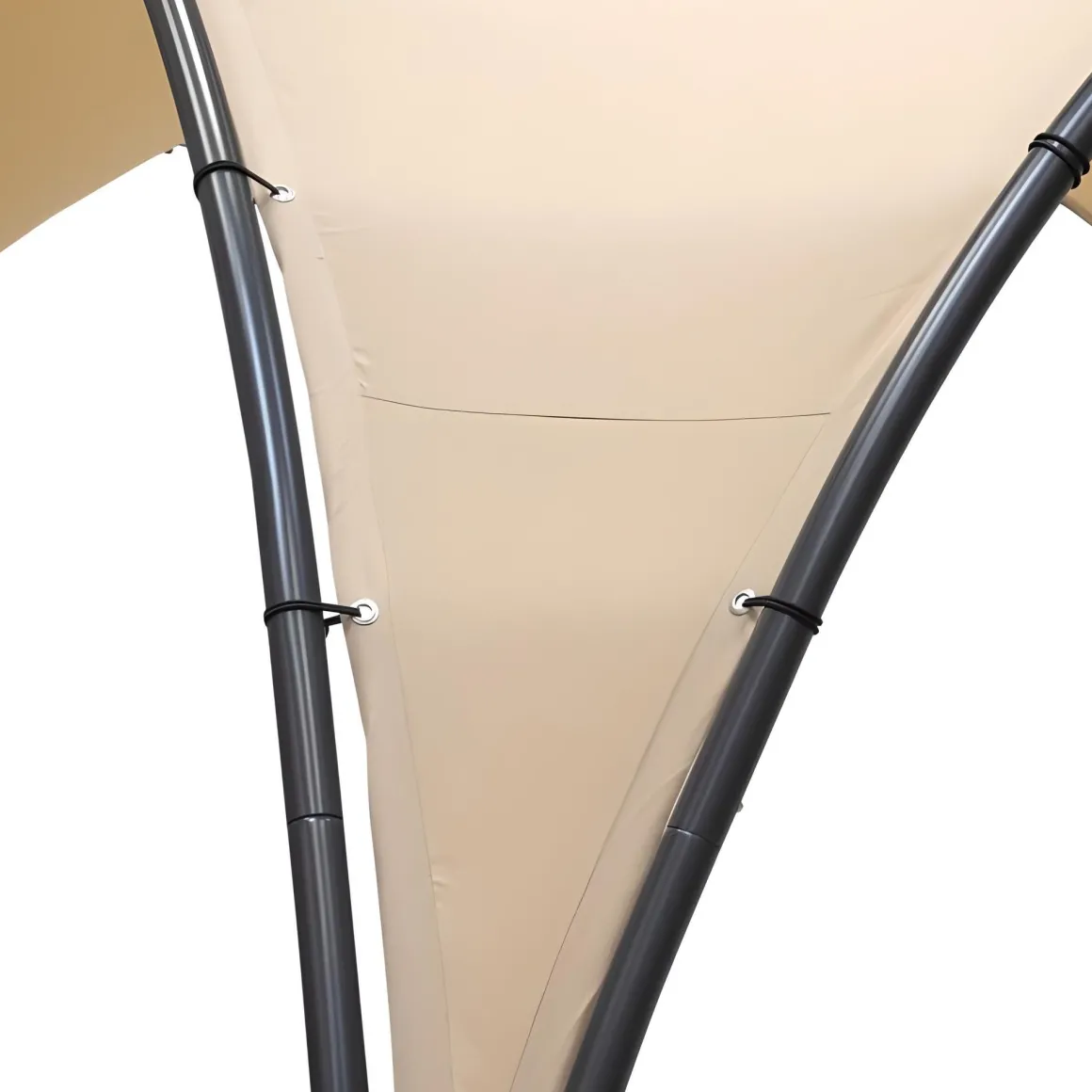 Vendita online di GAZEBO MT 3,8X3,8 ANTRACITE E BEIGE