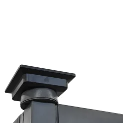 Vendita online di GAZEBO MT 3X3 CON TENDA SCORREVOLE IN METALLO ANTRACITE