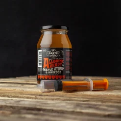 Vendita online di GRATE GOODS - SALAMOIA PRONTA SCIROPPO D'ACERO E BOURBON 500ML CON SIRINGA