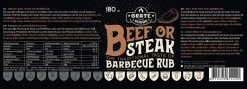 Vendita online di GRATE GOODS - BEEF OR STEAK BBQ RUB CARNE 180GR