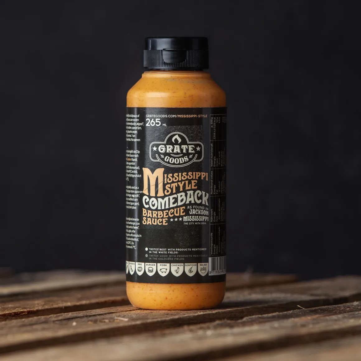Vendita online di GRATE GOODS - SALSA BARBECUE MISSISSIPPI STYLE COMEBACK 265ML