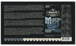 Vendita online di GRATE GOODS - SALSA BARBECUE MEMPHIS STYLE SWEET AND SMOKEY 265ML