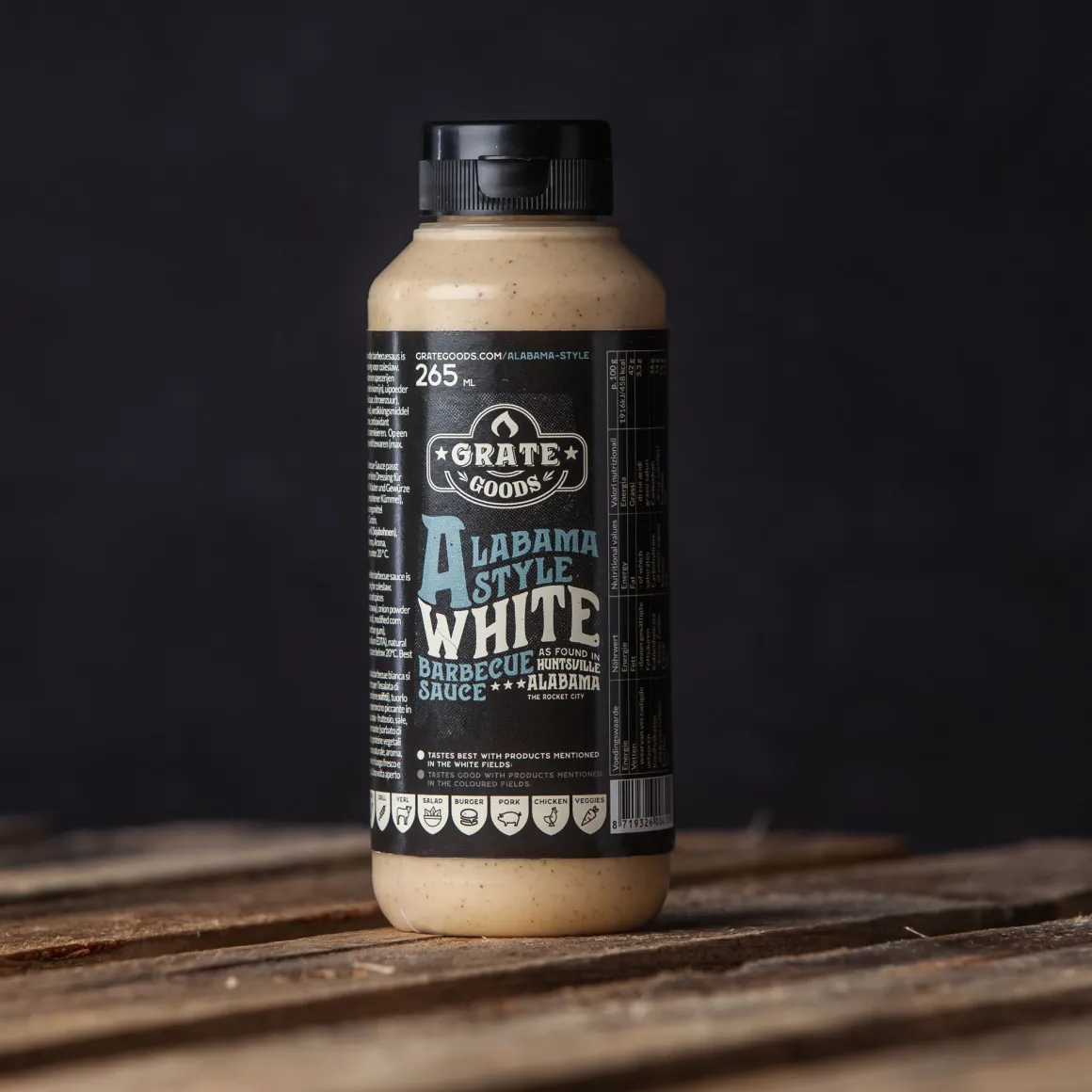 Vendita online di GRATE GOODS - SALSA BARBECUE ALABAMA STYLE WHITE 265ML