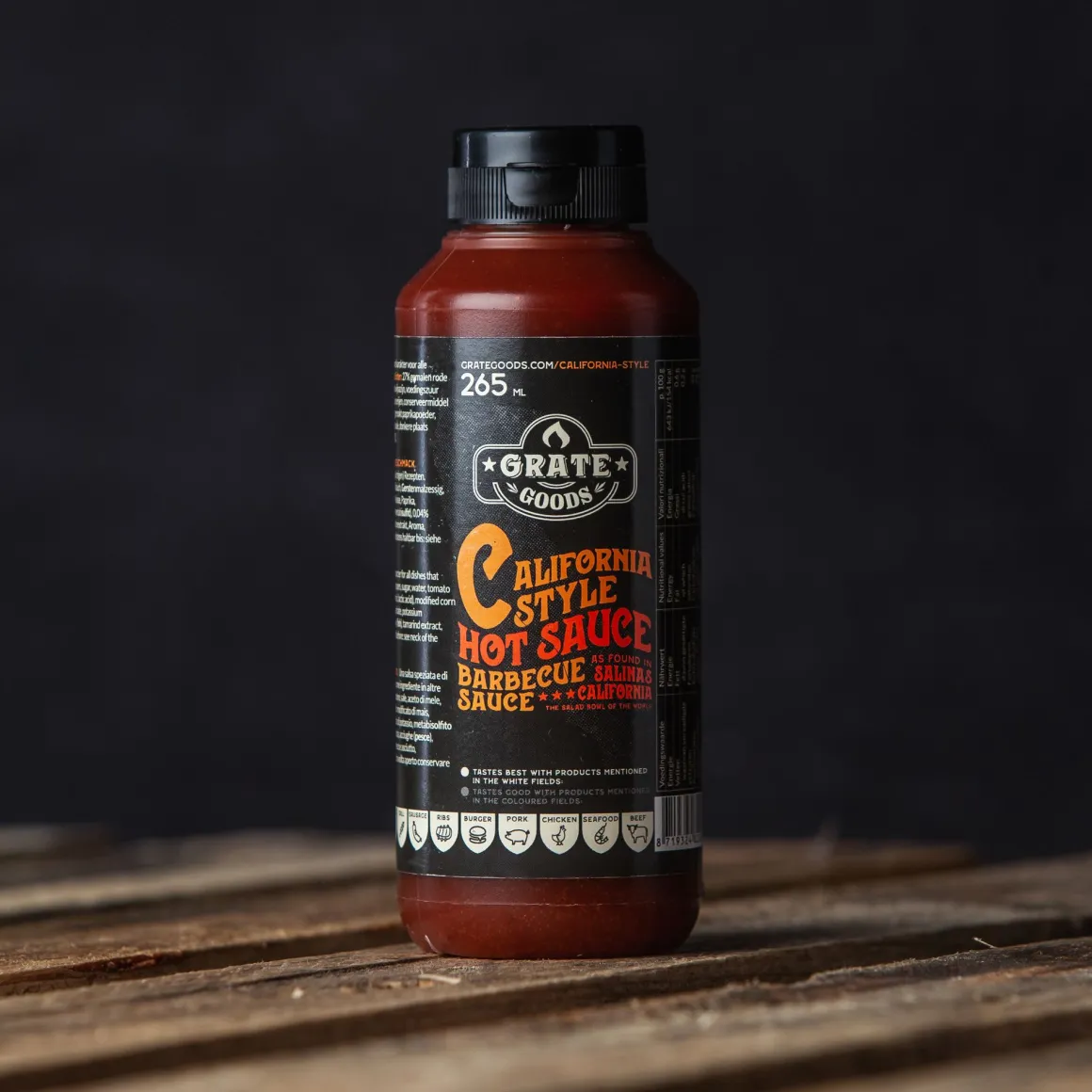 Vendita online di GRATE GOODS - SALSA BARBECUE CALIFORNIA STYLE HOT 265ML