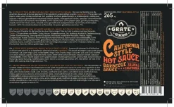 Vendita online di GRATE GOODS - SALSA BARBECUE CALIFORNIA STYLE HOT 265ML