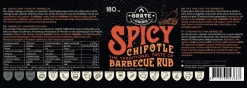 Vendita online di GRATE GOODS - SPICY CHIPOTLE BBQ RUB CARNE, POLLO E PESCE 180GR