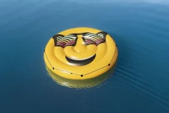 Vendita online di ISOLA GONFIABILE DIAM. 188 GIALLO CON STAMPA SMILE