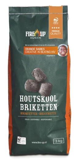 Vendita online di 3KG BRICCHETTE CARBONELLA 100% NATURALI FIRE UP