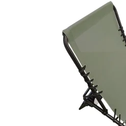 Vendita online di LETTINO PIEGHEVOLE IN ALLUMINIO E TEXTILENE VERDE